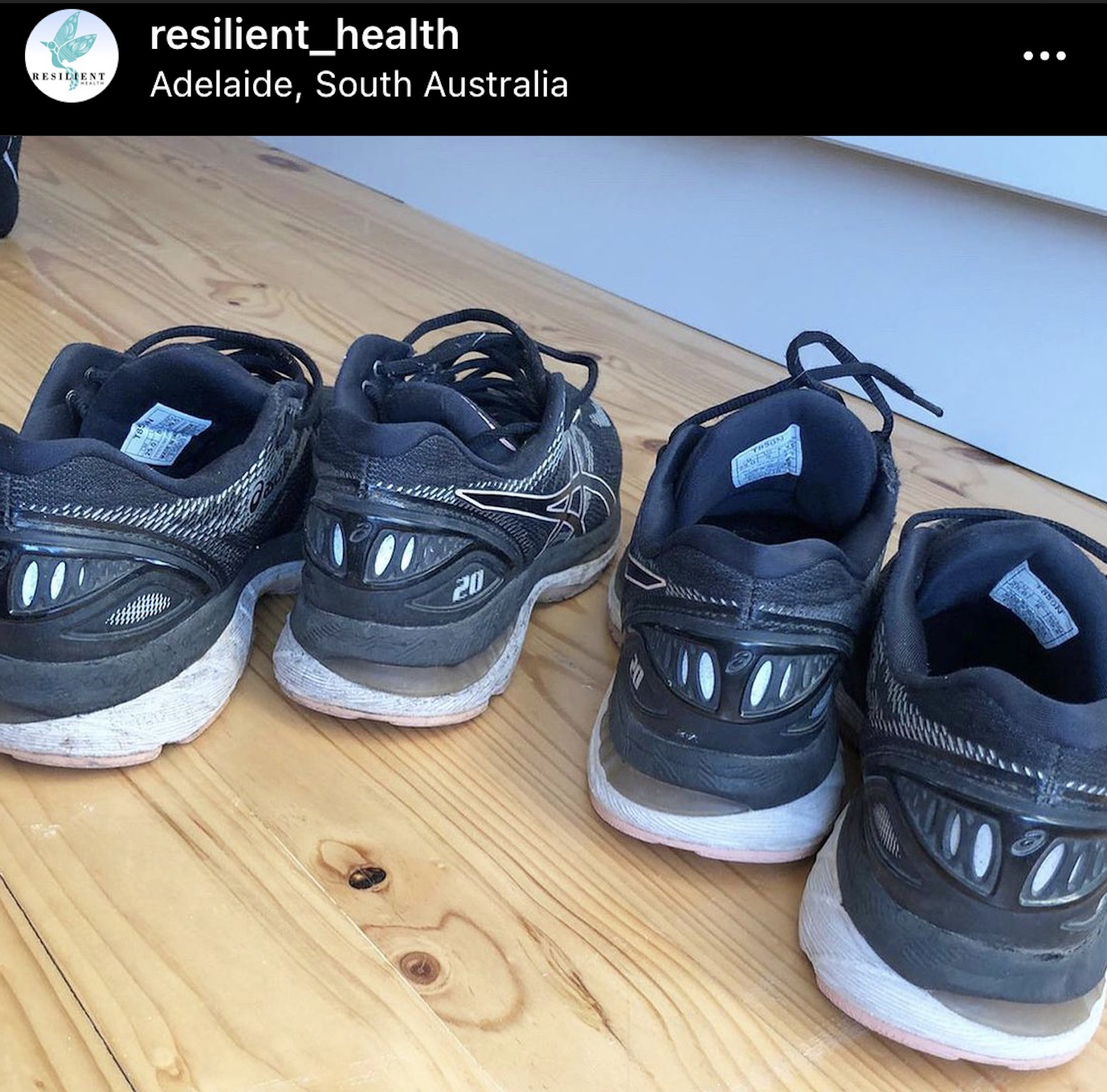 resilient health osteoapthy sports chiropractic sneakers adelaide south australia
